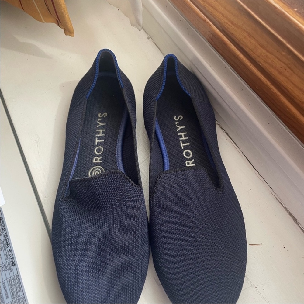 Rothy's Deep Blue Slip-On Shoes